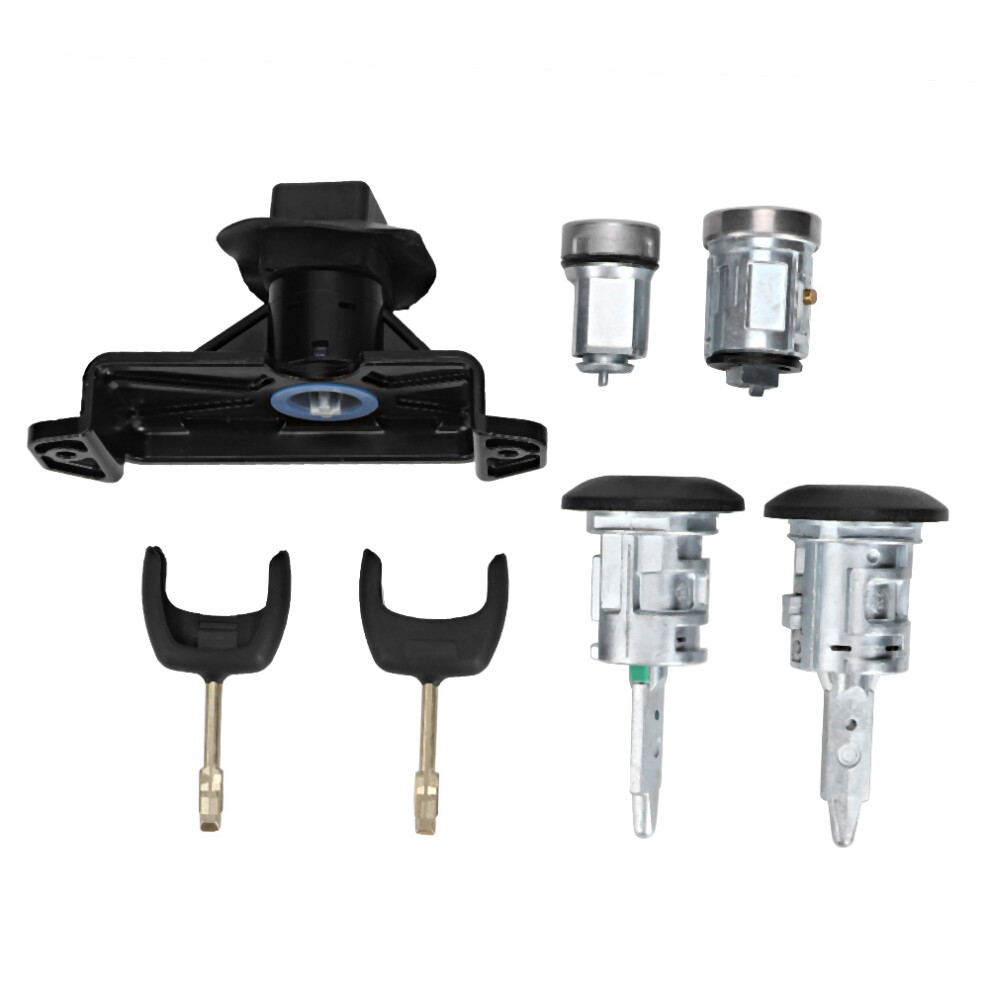 Ignition Barrel Door Lock Fuel Door Lock Bonnet Lock Set For Ford Transit Connect Mk7 2006-2011High Reliability Easy Installation Seamless Fitment 9049227913008