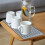 Silicone Square Dish Drying Mat Drain Pad Water Filter Table Placemat Kitchen Heat Resistant Protection Durable B 7