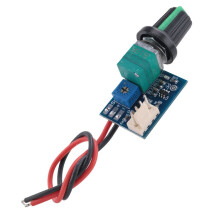 12V Instelbare 0%- PWM Ventilatorsnelheidsregelaar met Knopschakelaar 4-Draads Ventilatorsnelheidsregelaar Ruisonderdrukking