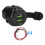 Γρήγορος φορτιστής αυτοκινήτου USB, γρήγορη φόρτιση, διπλές θύρες USB, βολτόμετρο LED, 1