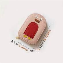 Cute Penguins PU Credit Card Holder, Cute Penguins Wallet, Women's Credit Card Holder with 11 Card Slots