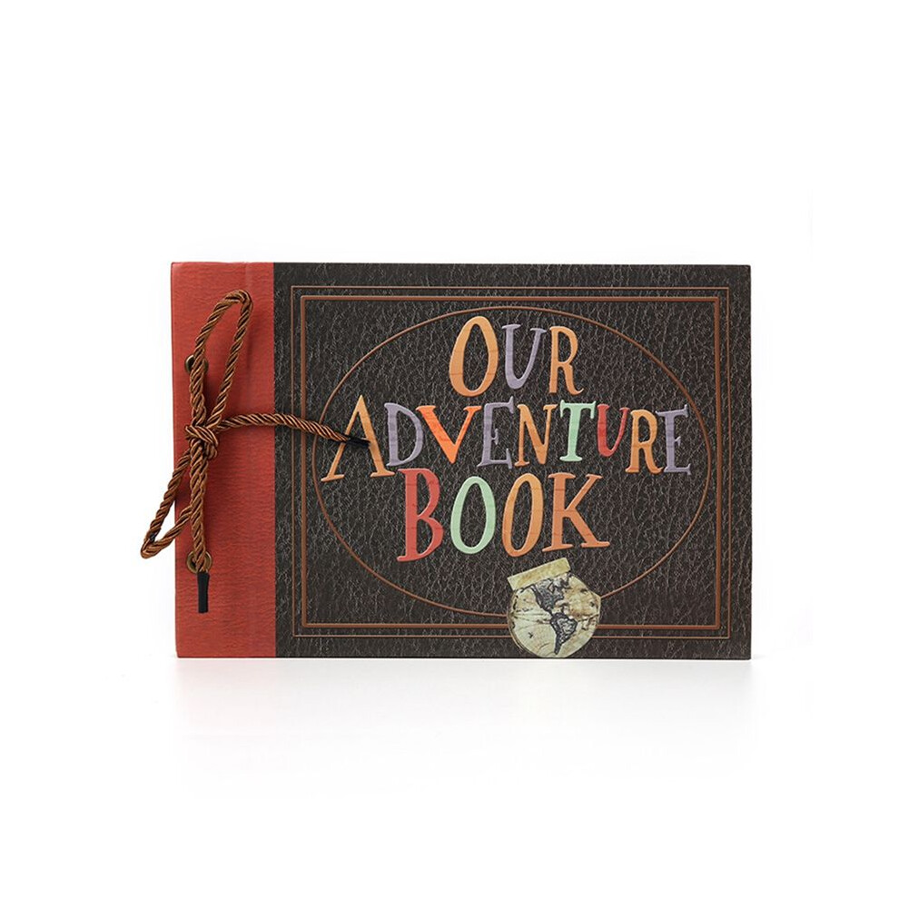 A Scrapbook Photo Album,Our Adventure Book Scrapbook,Hard Cover Travel Scrapbook For Anniversary, Wedding, Travelling 6033932692061