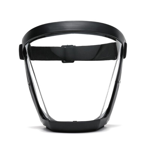 Work Protection Mask Full Face Protector Shield Transparent Facial Protector Face Dustproof with 10 Filter Black 2