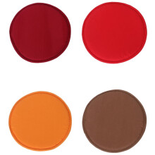 4pcs Hiking Sitting Pad Camping Cushion Portable Seats Small Round Pad for Outdoor Picnic Stadium A