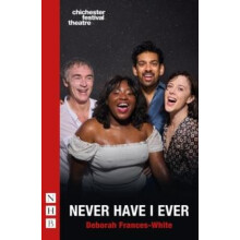 Never Have I Ever by Deborah FrancesWhite Paperback Book