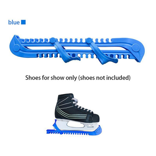 1Pair Ice Skates Skating Blades Protector Shoes Guards Practical Covers Adjustable Protective Case Blade Sleeve- 1