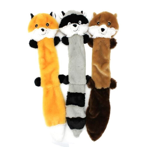 Brinquedos para CãEs de 18 Polegadas Sem Recheio, Brinquedo para Cachorro Que Faz Barulho, Brinquedos Interativos para Mastigar para Cachorros e 2