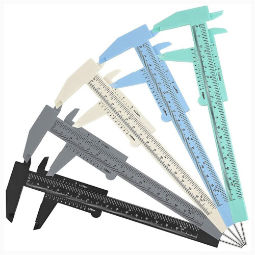 Eyebrow Measuring Ruler Brow Mapping Ruler Tool  Vernier Caliper Double Scale Ruler for Student Office