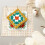 Wooden Crochet Blocking Board Reusable Handcrafted Knitting Blocking Mat Set Stand Square Blocking Board 8