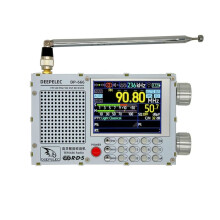 DP-666 TEF6686 Radio 5000 MAh Hohe Empfindlichkeit Vollband FM AM FM Kurzwellenradioempfänger mit Antenne Weiß