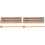 2Pièces Instrument De Percussion Bois Pour Yoga 2