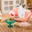 3Paires Mini Sabots Bois Multicolores Artisanal Décor 10