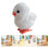 4St Wit Wind-Up Kip Spring Speelgoed Educatief Voor Kinderen 7