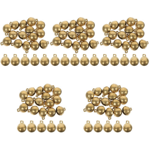 100Pièces Petites Cloches Dorées En Pour Bricolage 2