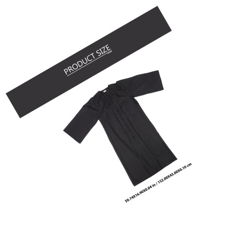 1Ensemble Robe De Remise De Diplômes En Sergé Et Chapeau 1