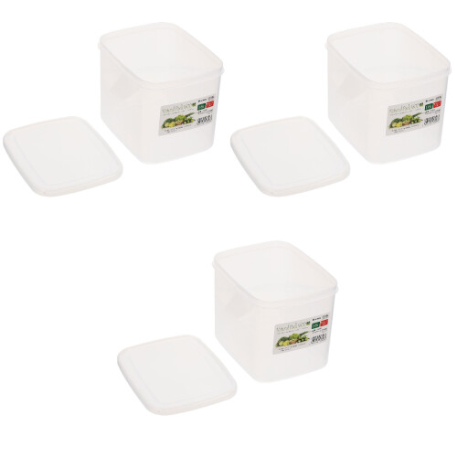 3Pièces Boîte À Pain Transparente Sécurisée Pour De Cuisine 2