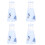 4Pièces Abreuvoirs Hamster Verticaux Design Transparent 5