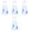 4Pièces Abreuvoirs Hamster Verticaux Design Transparent 3
