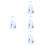 4Pièces Abreuvoirs Hamster Verticaux Design Transparent 6