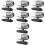 8Pièces Dispositifs Avertisseurs Cerfs ABS Noir Durable 5