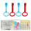 20Pièces Anneaux Bébé Multicolores Pour Lit Aide Station Debout 7