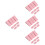 4Pièces Éponges Gradient Ongles Rose Accessoire Pratique 8
