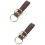 2Pièces Double Cuir Et Métal Vintage Décoratif 8