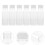 24Pièces Bouteilles Réutilisables Pet Transparentes Pour Jus 4