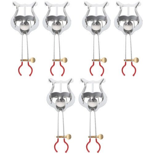 6Pièces Support De Partition Argenté Pour Clarinette Usage Domestique 2