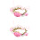 2Pièces Collier Chat Rose Avec , Doux Durable Pour Animaux 6