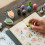 5Pièces Tampons Doigts Éponge Peinture Multicolore Pour Bricolage 5