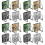 16Pièces Support Évier Adhésif Rangement Éponges Cuisine 7