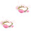 2Pièces Collier Chat Rose Avec , Doux Durable Pour Animaux 4