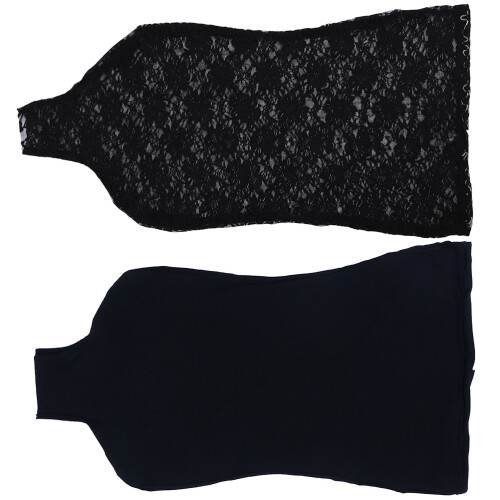 6Pièces Housses Mannequin En Coton Noir Protège Embellit