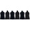 6Pièces Housses Mannequin En Coton Noir Protège Embellit 4