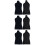 6Pièces Housses Mannequin En Coton Noir Protège Embellit 8