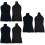 6Pièces Housses Mannequin En Coton Noir Protège Embellit 7