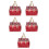 5Pièces Isotherme Rouge Poignées Pliable 4