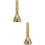 2Pièces Pièces Remplacement Trompette Dorée Portable Et Résistante 6