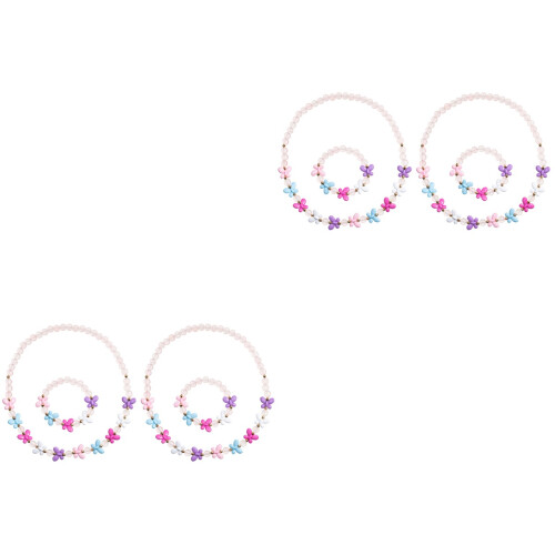4Ensembles Collier Bracelet Enfants Style Simple 2