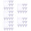 60Pièces Serviettes Absorbantes Enfants Coton Usage 10