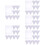 60Pièces Serviettes Absorbantes Enfants Coton Usage 9