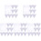 60Pièces Serviettes Absorbantes Enfants Coton Usage 2
