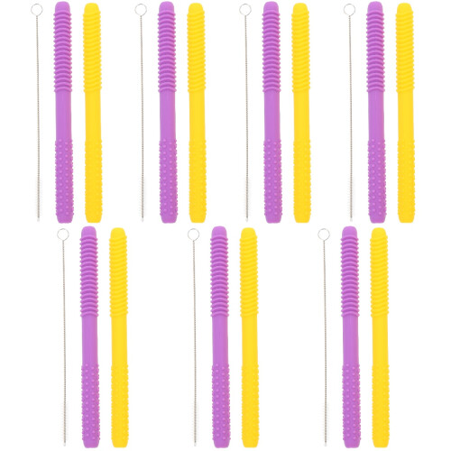 7Ensembles Accessoires Dentition Bébé Matériau Sûr Violet 1