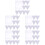 60Pièces Serviettes Absorbantes Enfants Coton Usage 6