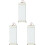 3Pièces Rouleaux Suspendus Vides Papier Xuan Pour 2