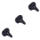 3Pièces Noire Ergonomique Large Pour Montagne Route 4