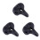 3Pièces Noire Ergonomique Large Pour Montagne Route 2