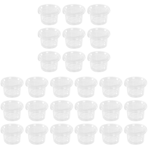3Pièces Pots Yogourt Jetables Transparente En PP 1