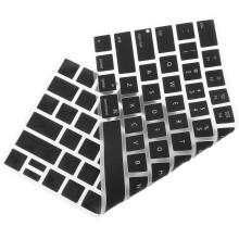 4Pièces Skin Clavier Tpu Noir Souple Protection Longue Durée Pièce
